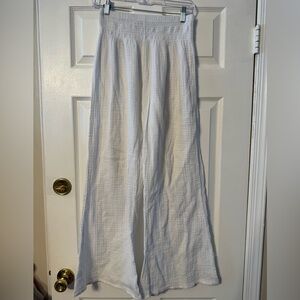 Women's Wide Leg White Pants